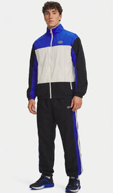 UNDER ARMOUR Tuta Completa Con Zip Senza Cappuccio Blu/Bianco