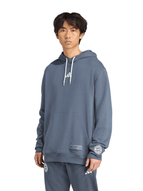 ADIDAS Tuta Bayern Monaco Con Cappuccio Logo Su Manica Piombo