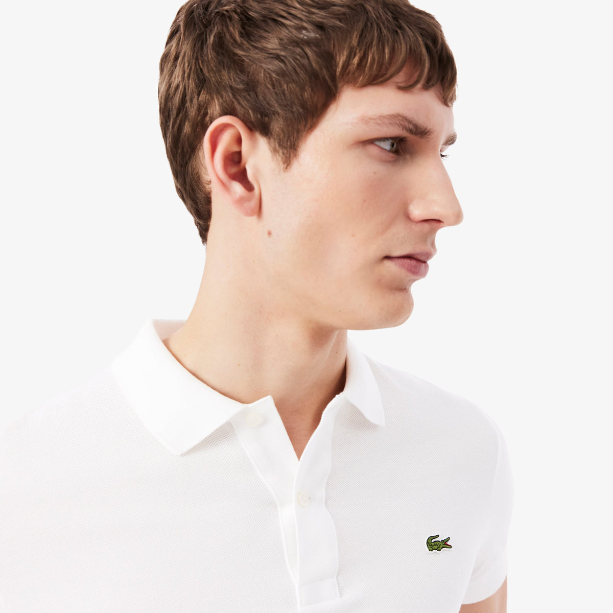 LACOSTE Polo regular fit  In Piqué L.12.12 Bianca
