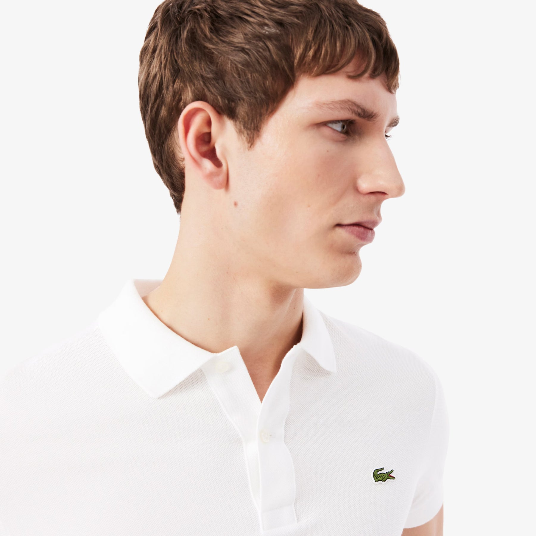 LACOSTE Polo regular fit  In Piqué L.12.12 Bianca