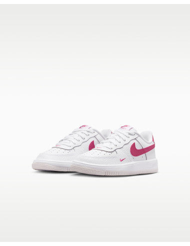 NIKE Air Force 1 Low Lace Bambino Bianca/Rosa