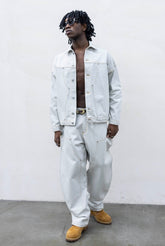 PRESENT DAY Coordinato In Jeans Chiaro Over Size