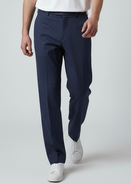 SOLDIER Pantalone Sartoriale Blu Fondo Largo