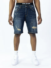 SOLDIER Bermuda Jeans Sabbiato Denim Blu