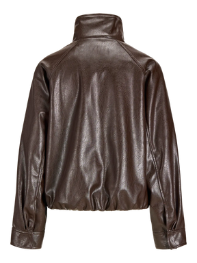 JJXX JXZARIA GIUBBOTTO IN PELLE MARRONE