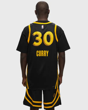 NIKE x NBA Canotta Golden State San Francisco Nera/Gialla