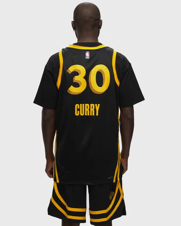 NIKE x NBA Canotta Golden State San Francisco Nera/Gialla
