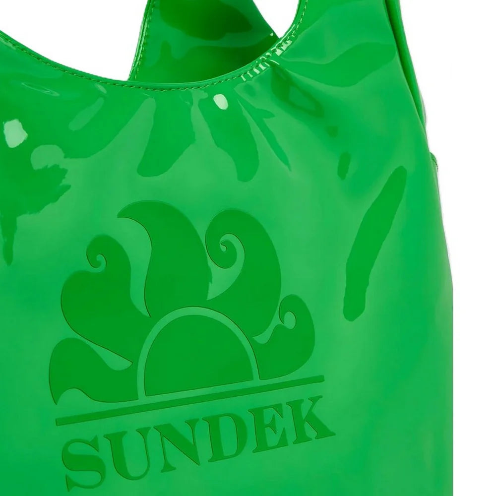 Sundek SUNDEK Chel Bag Borsa Da Mare Lucida Verde - foto 3 - Tommaseo Clothing