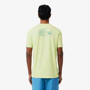 LACOSTE Completino Con Bordino e Logo Retro Gialla/Azzurra
