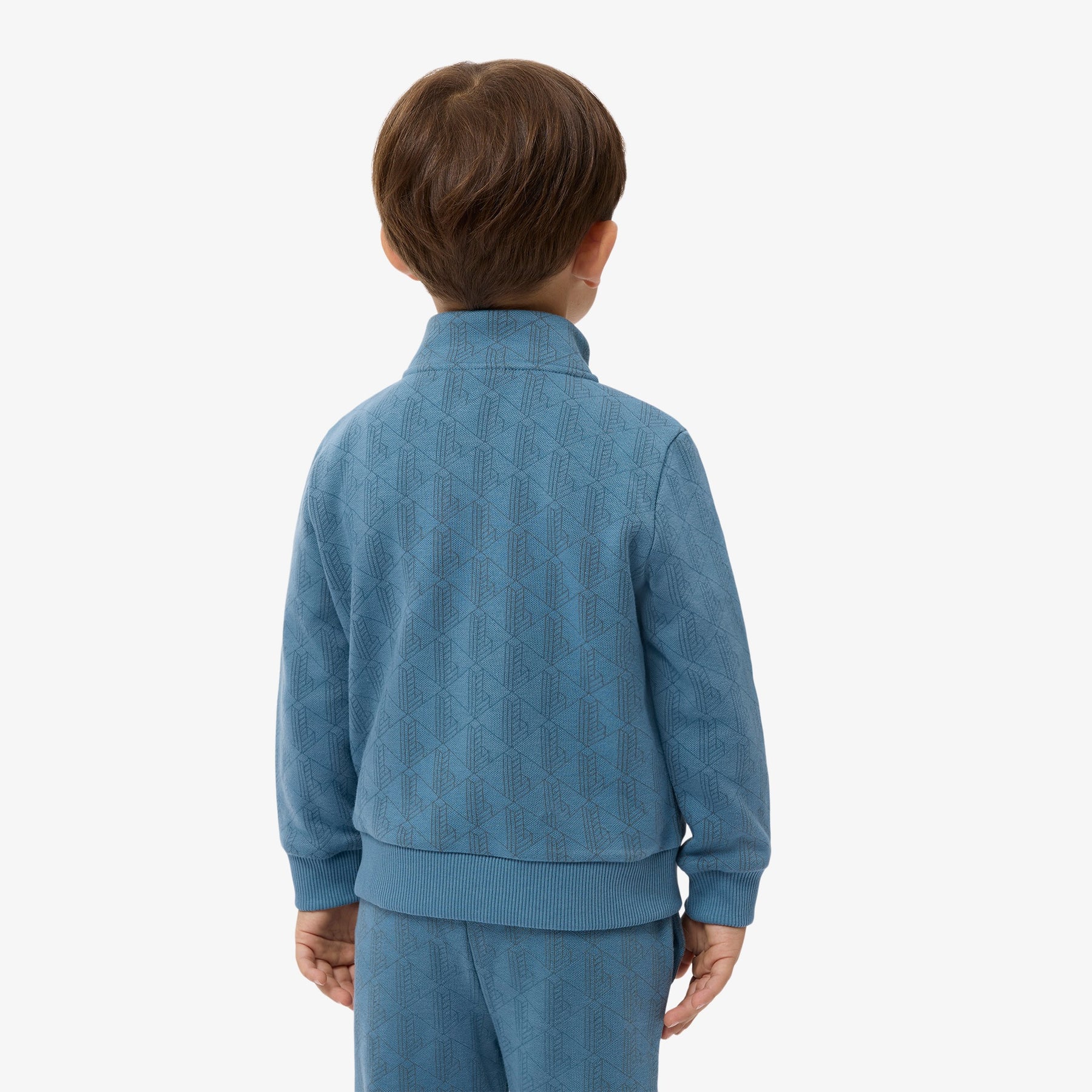 LACOSTE Felpa Infant Monogram Blu