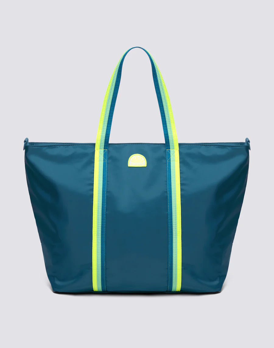 SUNDEK Borsa Da Mare Bon Bag Con Manici Colorati Blu