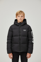 EMPORIO ARMANI Giubbotto Bambino Invernale Fantasia Nero/Bianco