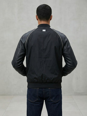 SOLDIER Jacket In Nylon Con Zip Nero