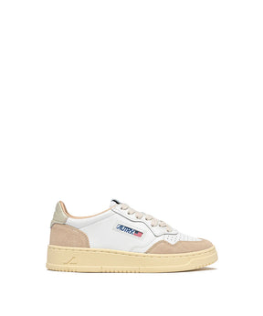AUTRY Medialist In Pelle e Suede Talloncino Grigio