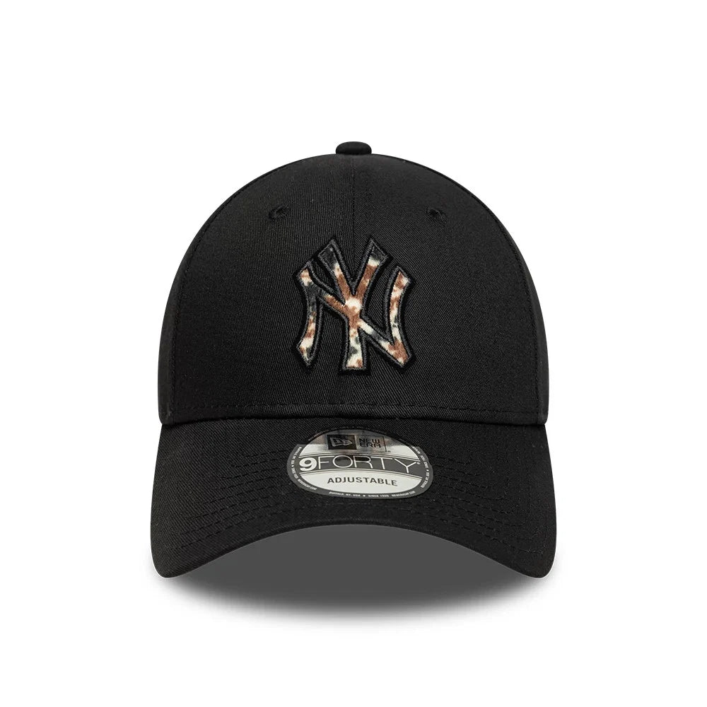 NEW ERA CAP 9FORTY New York Yankees Animal Print Nero