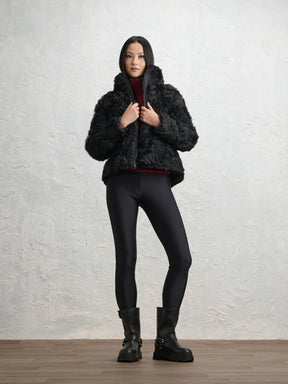 Blauer Giubbotto Piumino Glam Rosee Donna Nero