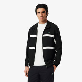 LACOSTE Tuta In Microfibra Logo Retro Nera/Bianca