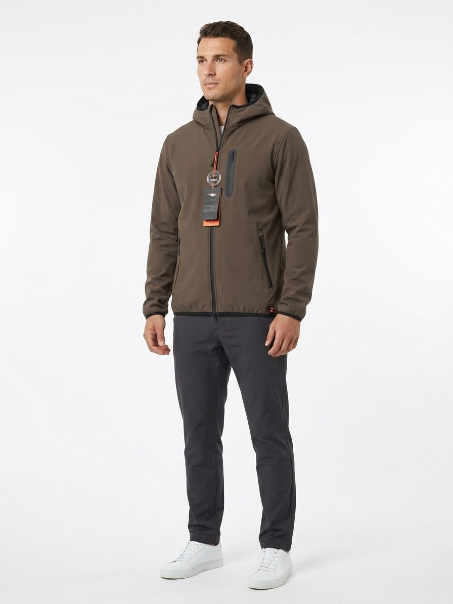 TREZ Giubbotto Invernale Polystretch Gregg 1001 Marrone