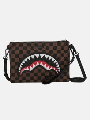 SPRAYGROUND Pochette/Tracolla In Pelle CHECK 2 EMBOSS SAVAGE 29/12