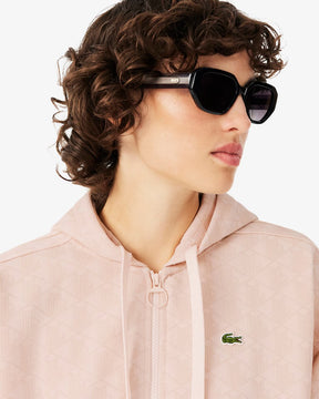 LACOSTE Felpa Monogram Donna Rosa