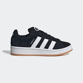 Adidas Campus Sneaker Unisex Nera Camoscio Strisce Bianche