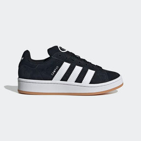 Adidas Campus Sneaker Unisex Nera Camoscio Strisce Bianche