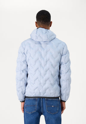 BLAUER Giubbotto Uomo Piumino Invernale Termosaldato Azzurro