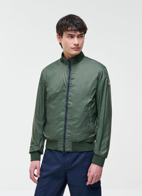 COLMAR Antivento Sfoderato Senza Cappuccio Double Face Blu/Verde