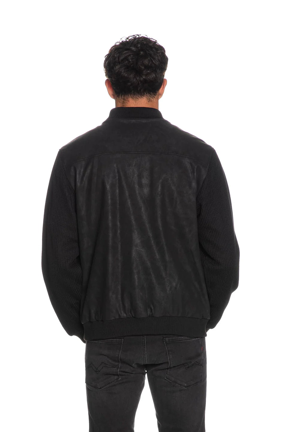 GIANNI LUPO Giacca Manica A Costine Nera