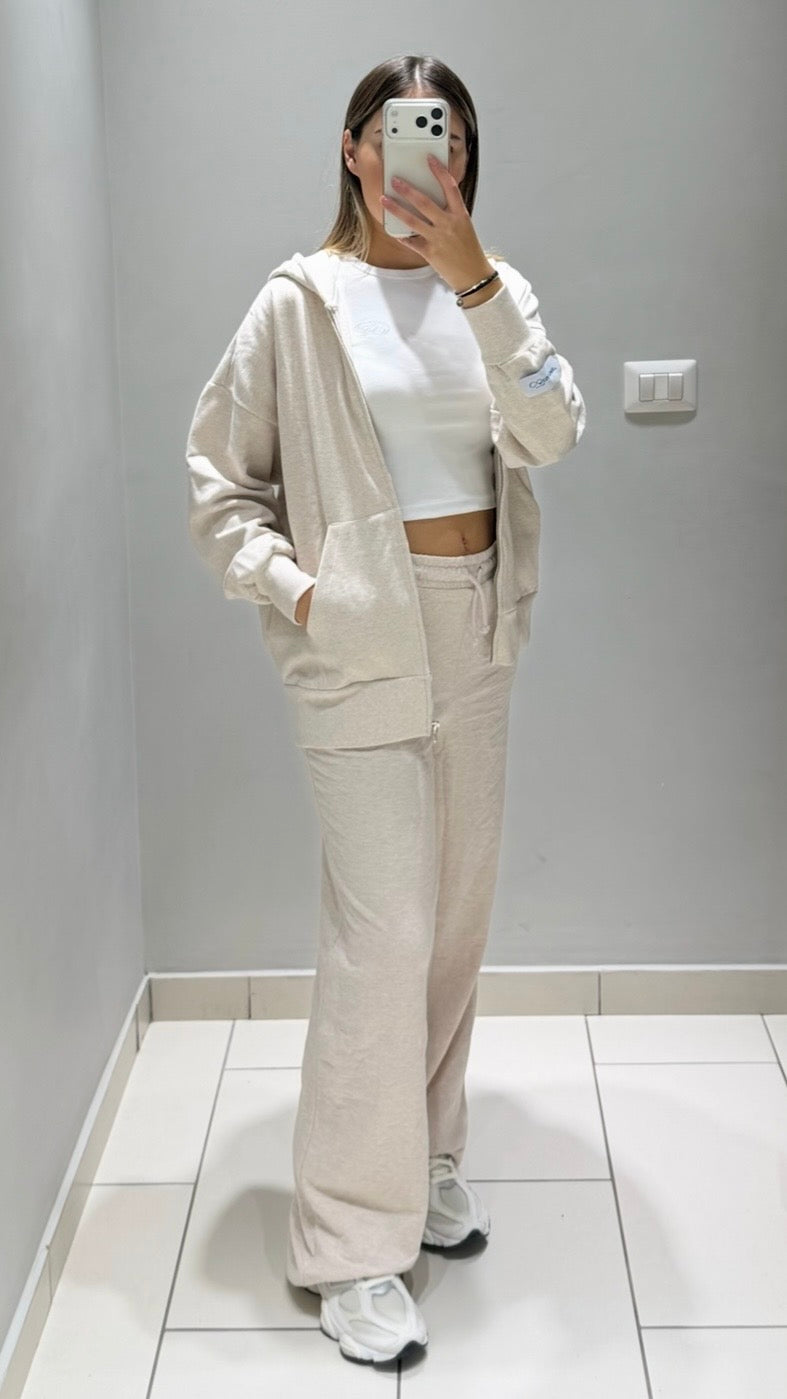 TIFFOSI GIRL TUTA BEIGE 3 PEZZI BEAGLE_P