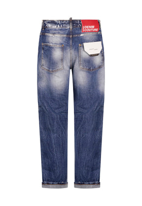 PATRIÒT Jeans Baggy Denim Chiaro