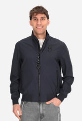 BLAUER Anson Antivento Uomo Senza Cappuccio Blu