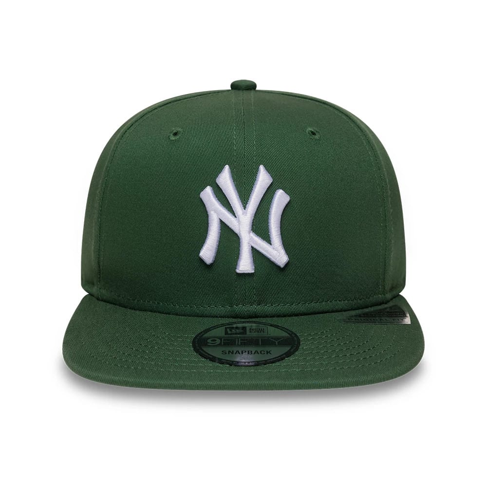 NEW ERA Cappello con visiera 9 FIFTY Fitted New York Yankees Verde Con Logo Ricamato