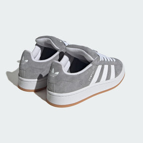 Adidas Campus Sneaker Unisex Grigio Camoscio Strisce Bianche
