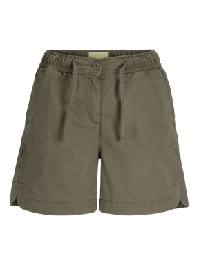 JJXX JXSKY  PANTALONCINO IN COTONE VERDE DONNA SS26