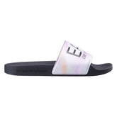 EMPORIO ARMANI Ciabatta Nera Fascia Colorata