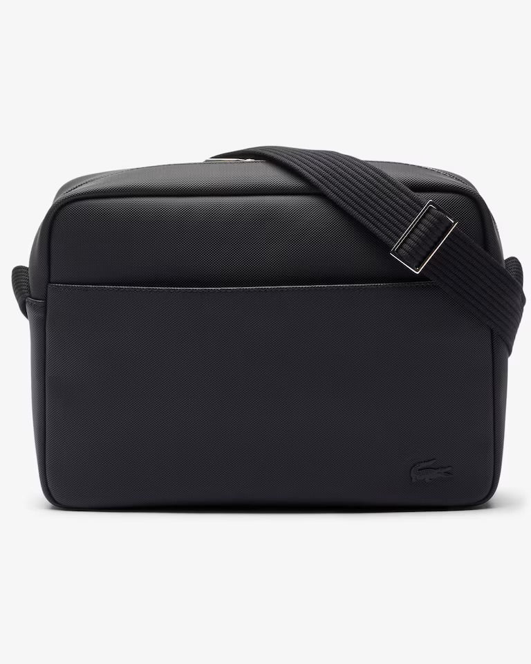 LACOSTE Borsa a Spalla Classica Da Uomo Nero