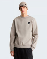THE NORTH FACE Felpa Girocollo Con Scritta Piccola Sul Retro Grigia/Bianca 26/27