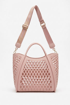 SENSI SANTORINI BAG Borsa con Tracolla Rimovibile Rosa