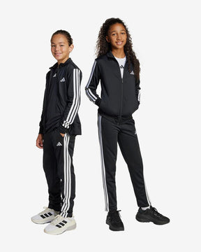 Adidas Performance Tuta Completa Bambino Tre Strisce Nera