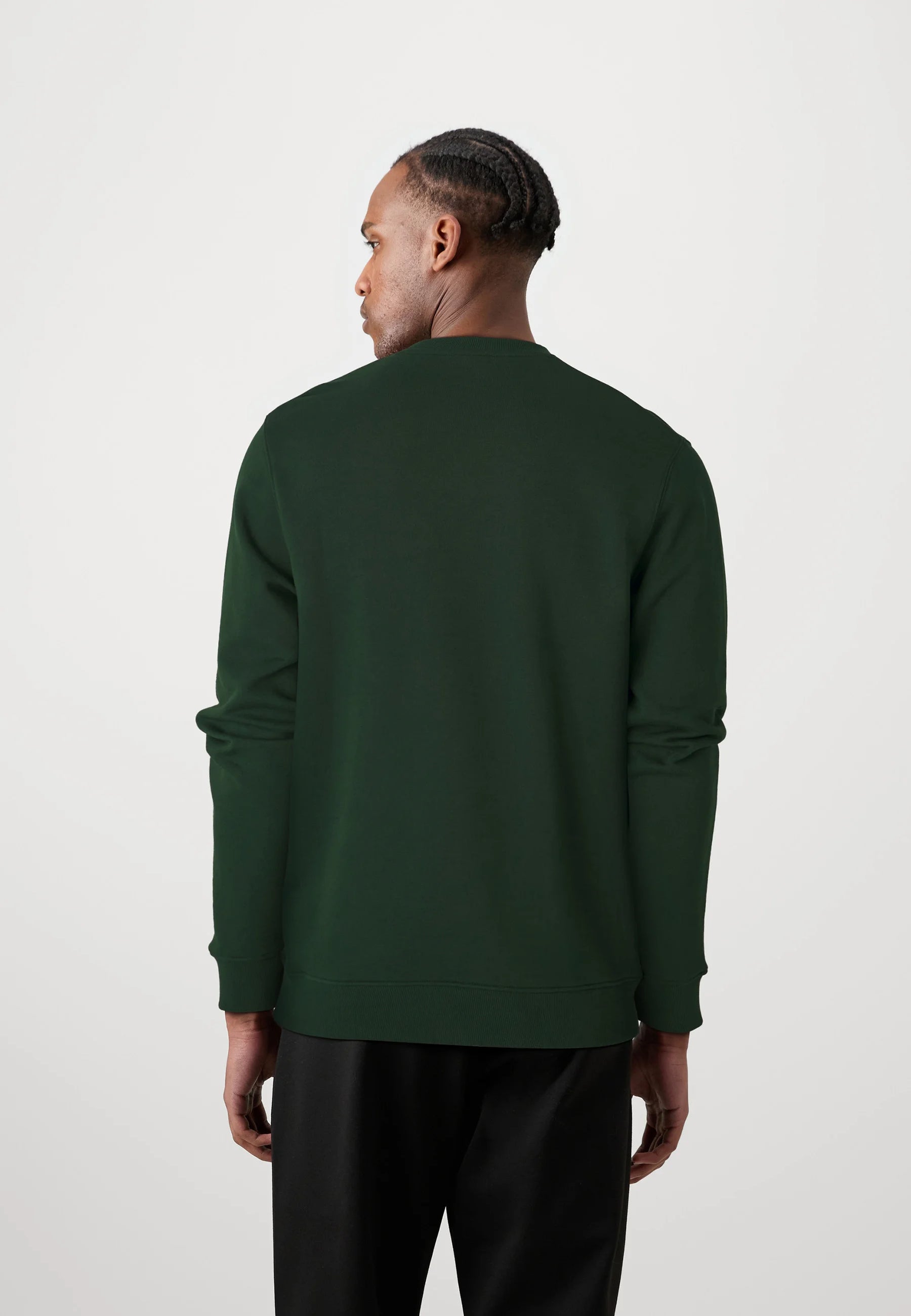 LYLE&SCOTT Felpa Girocollo In Cotone Verde Scuro