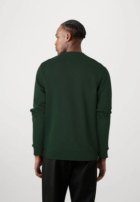 LYLE&SCOTT Felpa Girocollo In Cotone Verde Scuro
