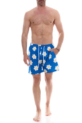 KEYJEY Costume Mare Flower Blu