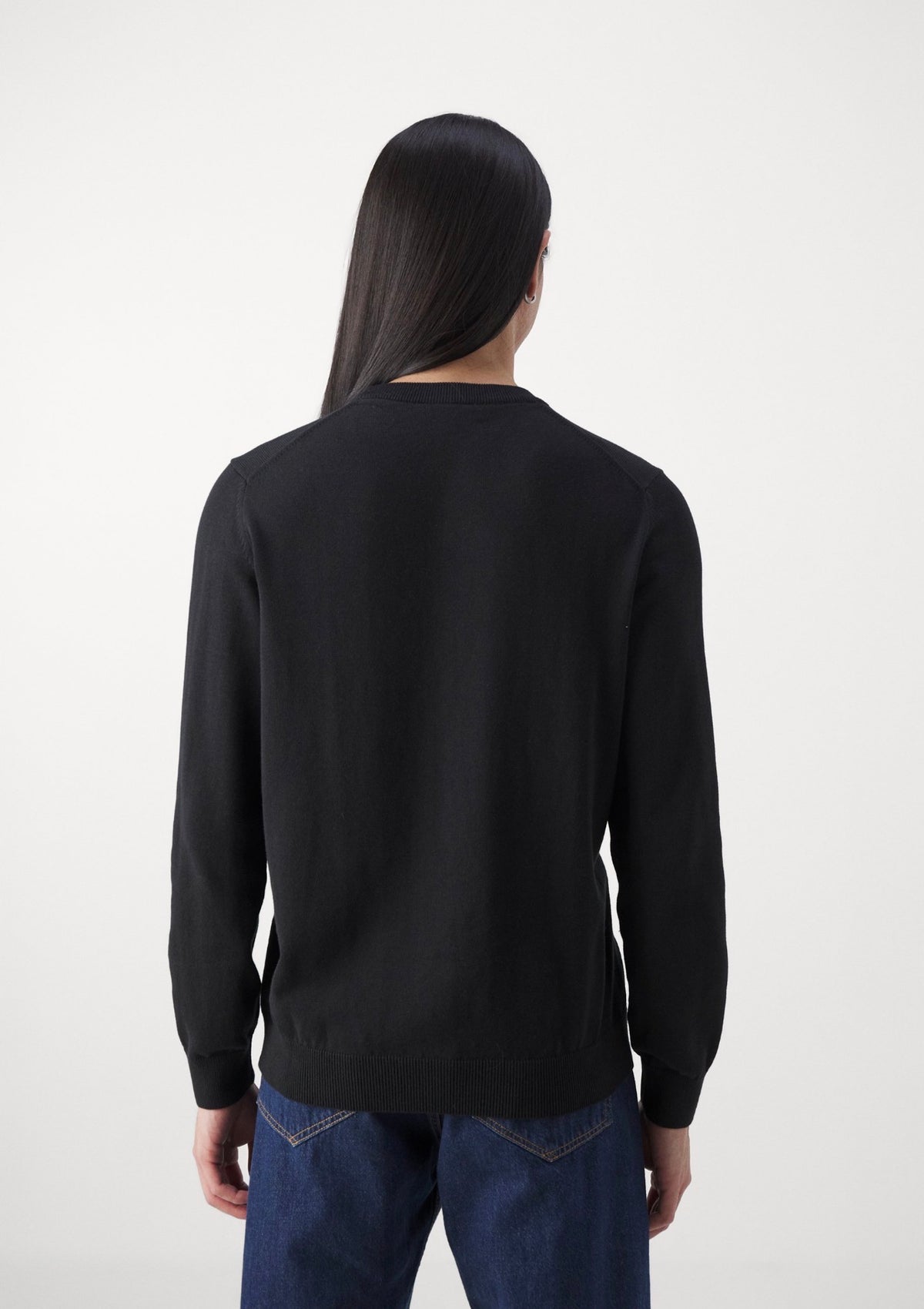 LACOSTE Maglioncino In Cotone Nero AH0128 031