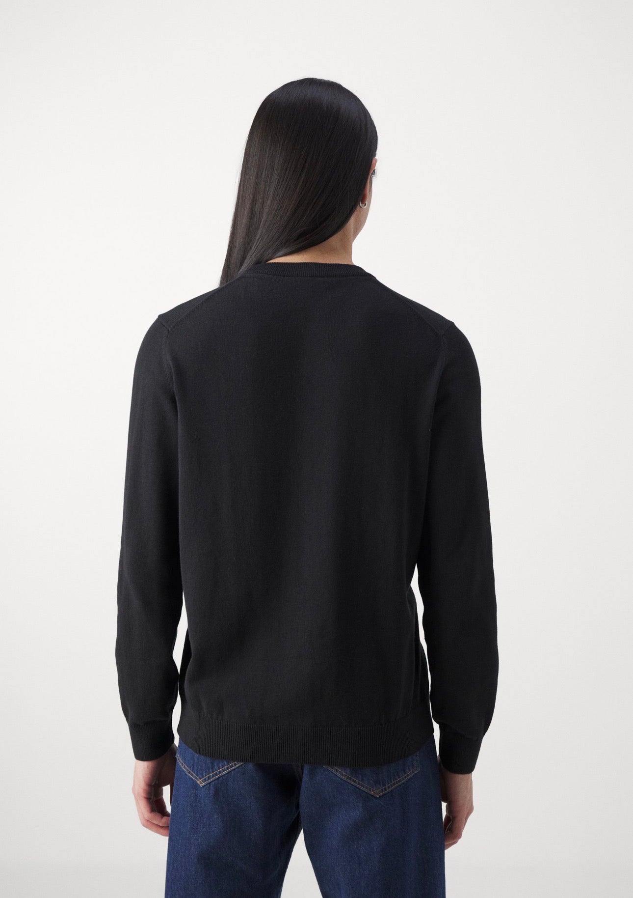 LACOSTE Maglioncino In Cotone Nero AH0128 031