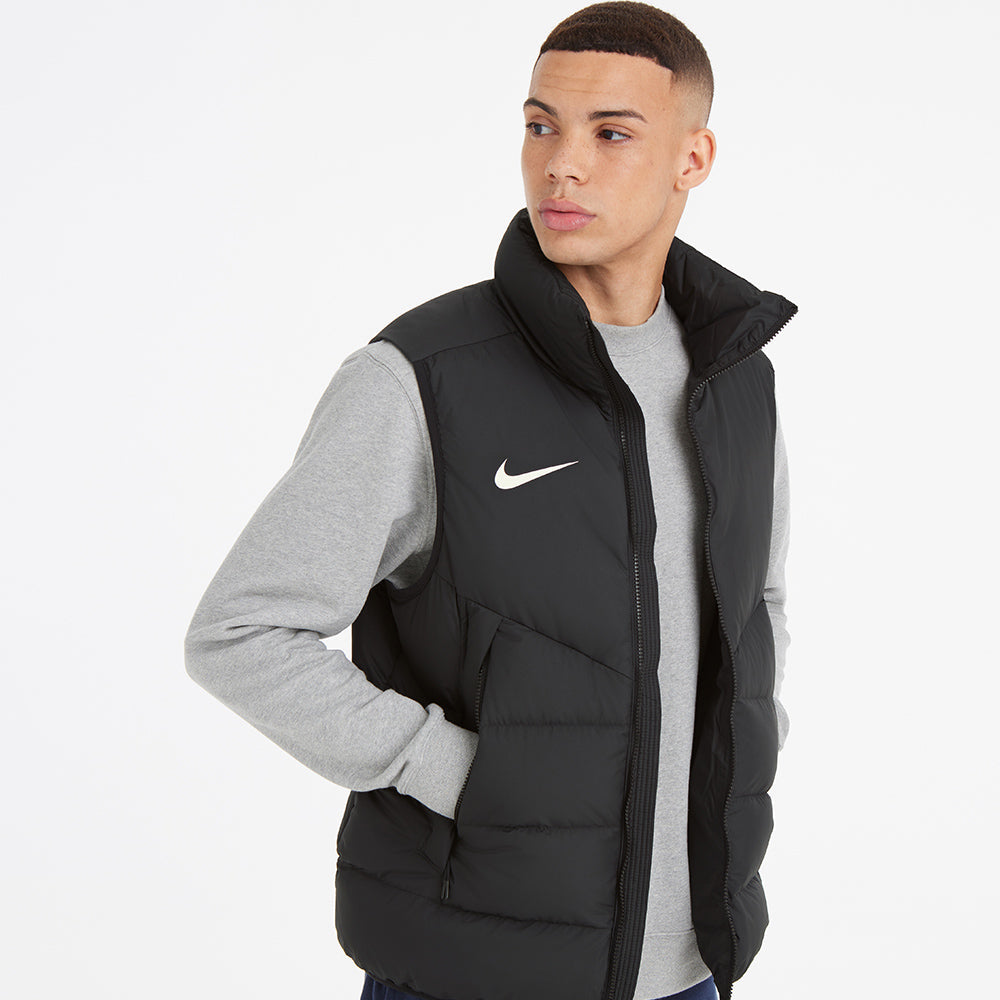 NIKE Smanicato Con Tasche Con Zip Nero