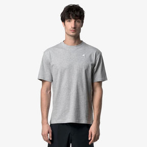 K-WAY T-Shirt Solo Jersey Triangle Grigia