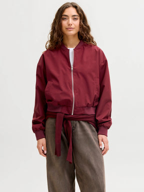 JXELLA GIUBBOTTO BOMBER BORDEAUX DONNA PRIMAVERILE JJXX SS26