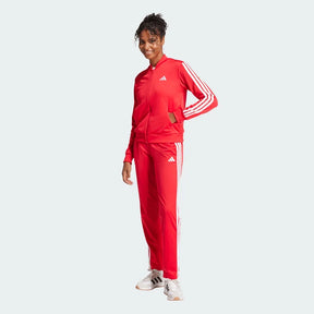 ADIDAS Tuta Completa Dayready Con Zip Donna Rosso/Bianco
