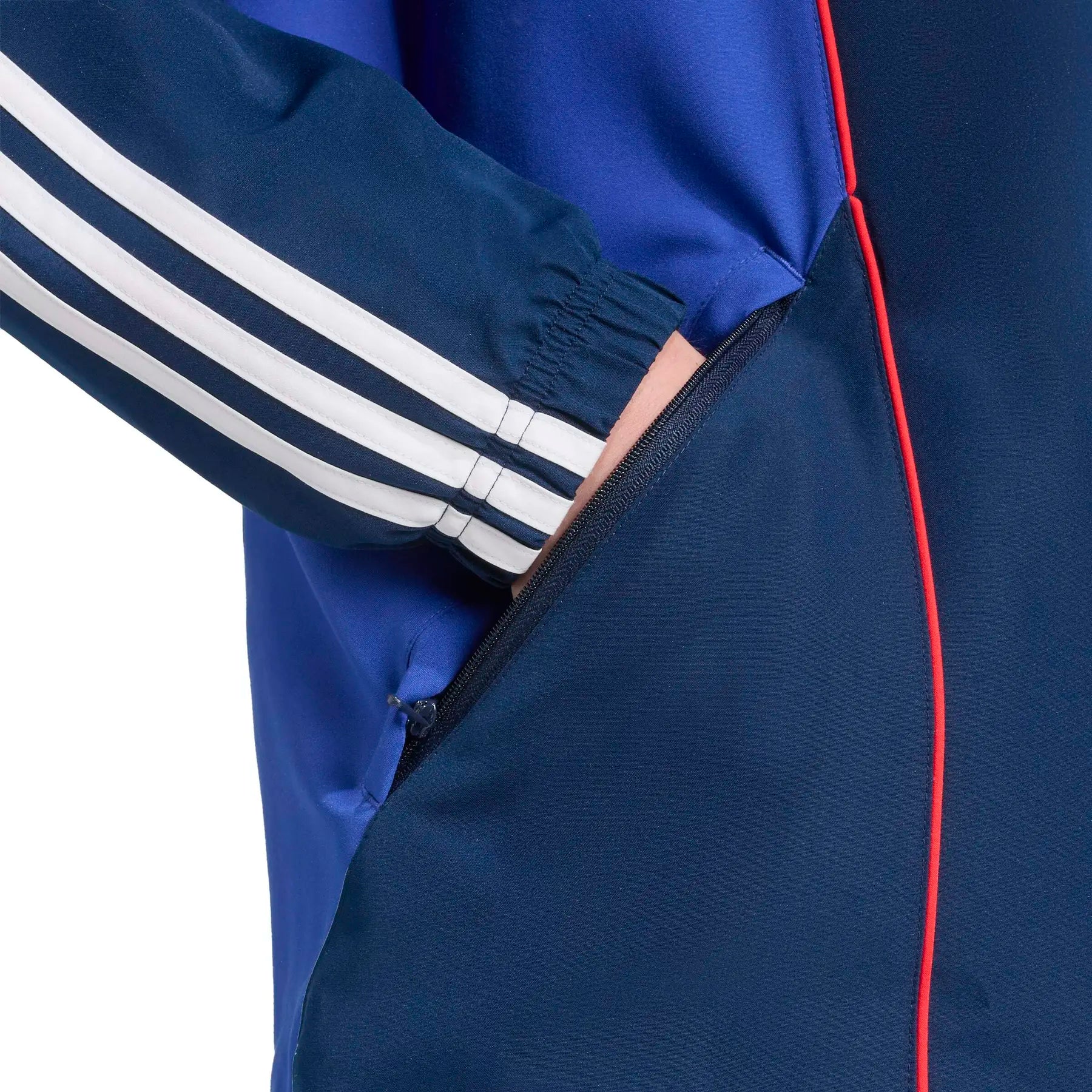 Adidas Tuta Completa Olympique Lione Uomo Blu Microfibra